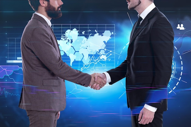 2 men shaking hands